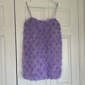 NWT ASOS Luxe 3d Lavender Dress